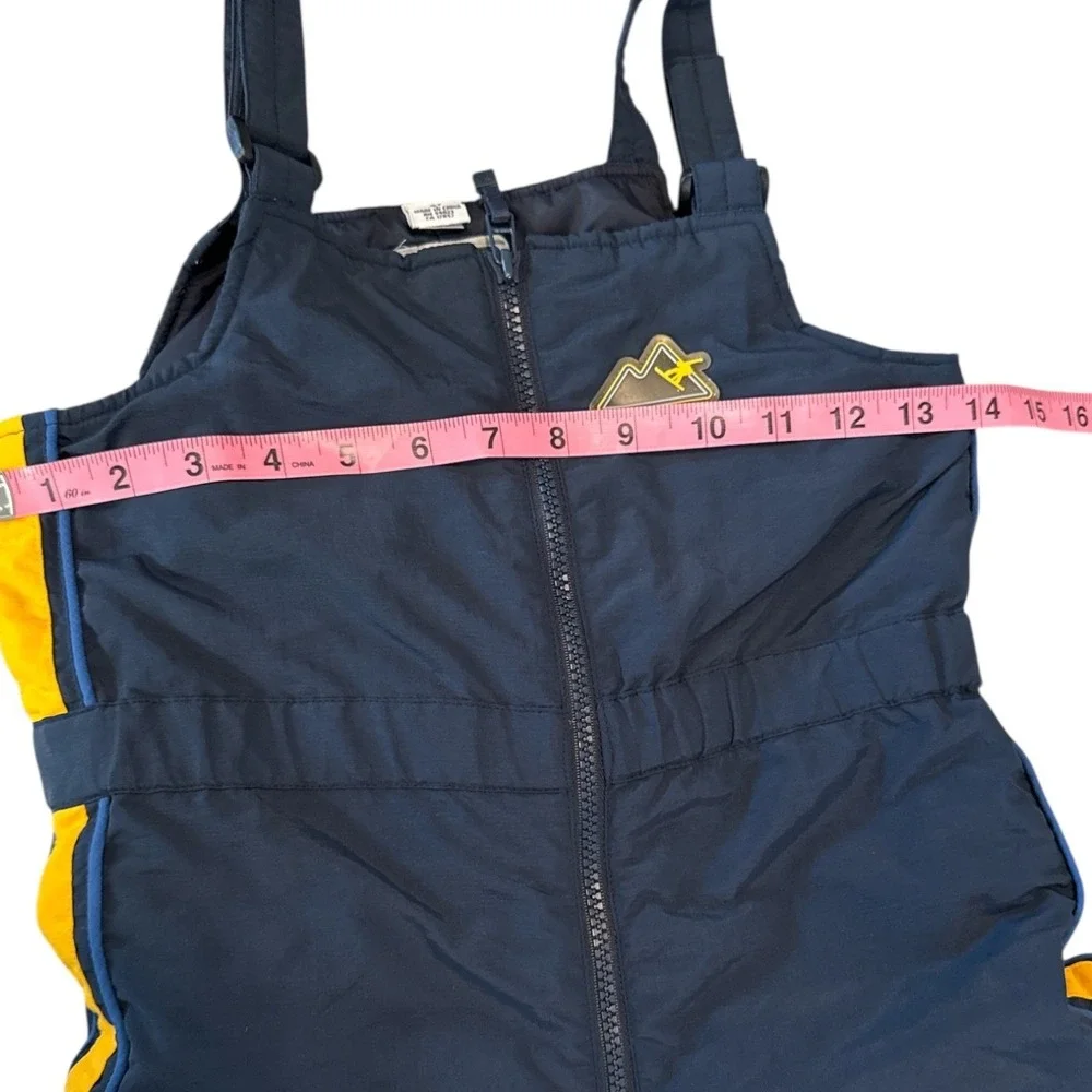 Old Navy Kids Navy Yellow Snow Bib Overalls Ski Pants‎ Size 4T Outdoors